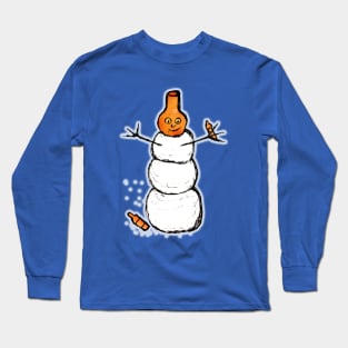 Beer Snowman Long Sleeve T-Shirt